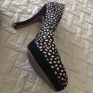 Almost 3” small platform “Oreo” heels